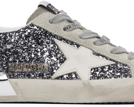 Men's SSENSE Exclusive White Super-Star Sneakers In Anthracite Black