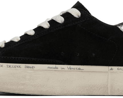 Men's SSENSE Exclusive White Super-Star Sneakers In Black Silver