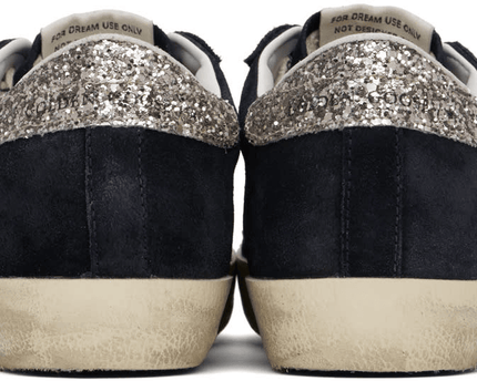 Men's SSENSE Exclusive White Super-Star Sneakers In Blue White Silver