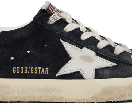 Men's SSENSE Exclusive White Super-Star Sneakers In Blue White Silver
