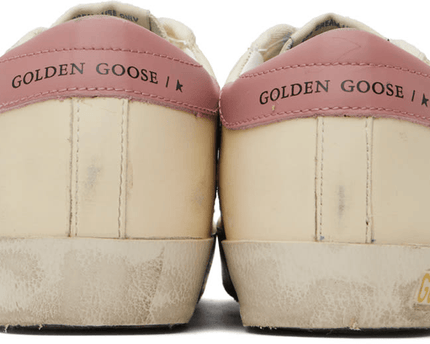 Men's SSENSE Exclusive White Super-Star Sneakers In Cream Rose