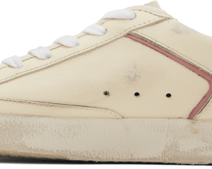 Men's SSENSE Exclusive White Super-Star Sneakers In Cream Rose