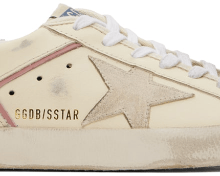Men's SSENSE Exclusive White Super-Star Sneakers In Cream Rose