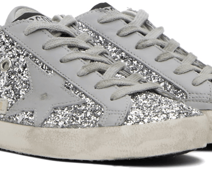Men's SSENSE Exclusive White Super-Star Sneakers In Grey