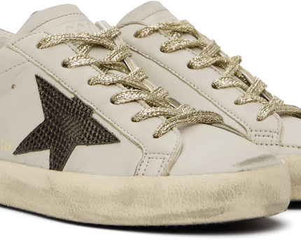Men's SSENSE Exclusive White Super-Star Sneakers In Grey Black Plum
