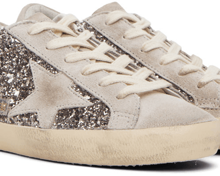Men's SSENSE Exclusive White Super-Star Sneakers In Light Gray Cinder