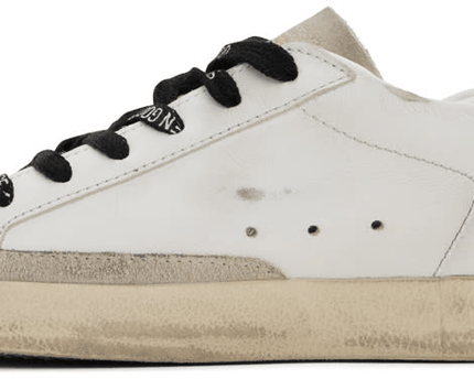 Men's SSENSE Exclusive White Super-Star Sneakers In Seedpearl Glitter