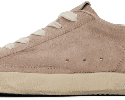 Men's SSENSE Exclusive White Super-Star Sneakers In Pink Silver White