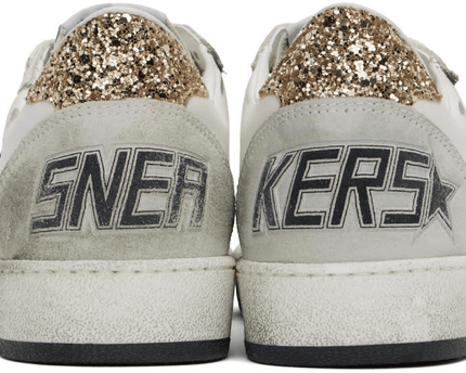 Men's SSENSE Exclusive White Super-Star Sneakers In WhiteBlackGoldIce