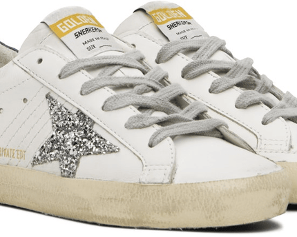 Men's SSENSE Exclusive White Super-Star Sneakers In White Blue
