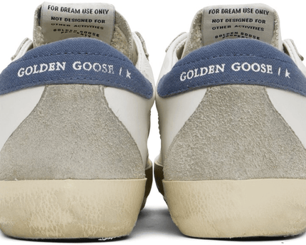 Men's SSENSE Exclusive White Super-Star Sneakers In White Blue