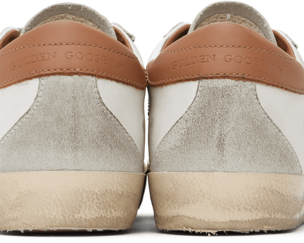 Men's SSENSE Exclusive White Super-Star Sneakers In White Brown