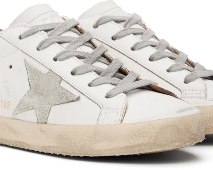Men's SSENSE Exclusive White Super-Star Sneakers In White Brown