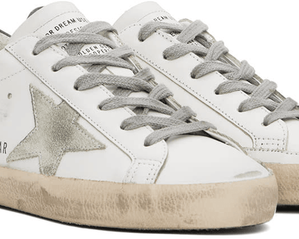 Men's SSENSE Exclusive White Super-Star Sneakers In White Dark Gray