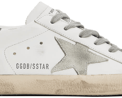 Men's SSENSE Exclusive White Super-Star Sneakers In White Dark Gray