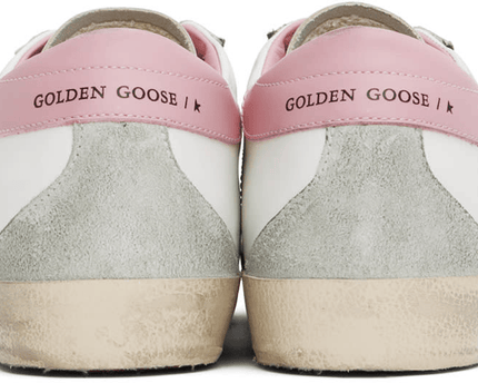 Men's SSENSE Exclusive White Super-Star Sneakers In White Ice Light Pink