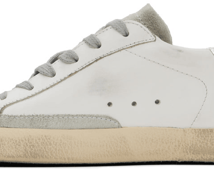 Men's SSENSE Exclusive White Super-Star Sneakers In White Ice Orchid Pink