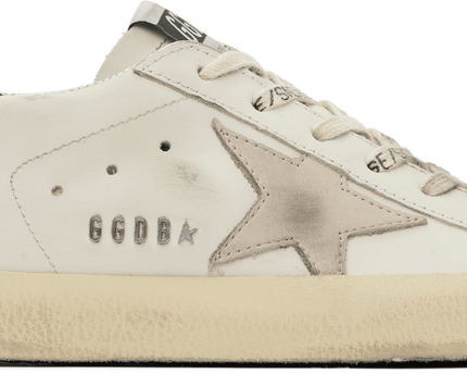 Men's SSENSE Exclusive White Super-Star Sneakers In Dark green