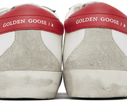 Men's SSENSE Exclusive White Super-Star Sneakers In White Pink Red Ice