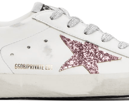 Men's SSENSE Exclusive White Super-Star Sneakers In White Pink Red Ice