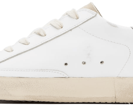 Men's SSENSE Exclusive White Super-Star Sneakers In Blue Fog