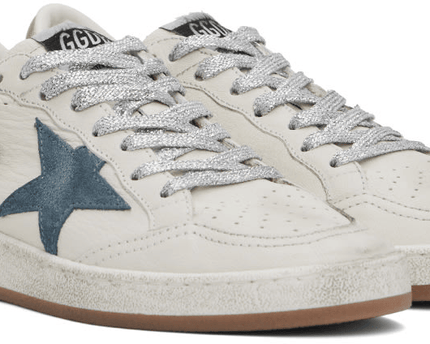 Men's SSENSE Exclusive White Super-Star Sneakers In White Smoke Blue
