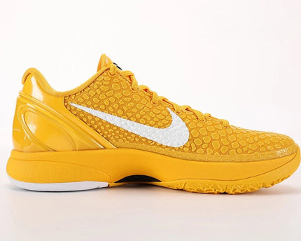Men's Zoom Kobe 6 Custom Version University Gold Shoes