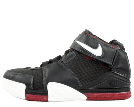 Men's Zoom LeBron 2 Black Crimson Shoes