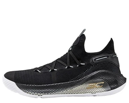Men's Under Armour Curry 6 Team 'Black Gold Metallic' Shoes