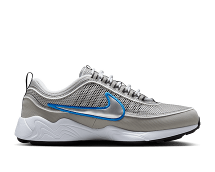 Men's Nike Air Zoom Spirion SP Metallic Silver and Signal Blue Shoes