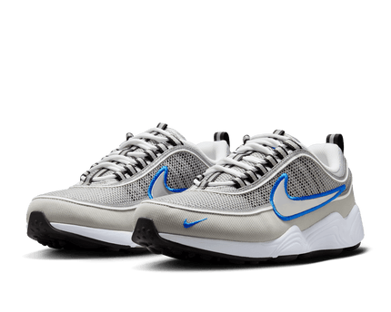 Men's Nike Air Zoom Spirion SP Metallic Silver and Signal Blue Shoes
