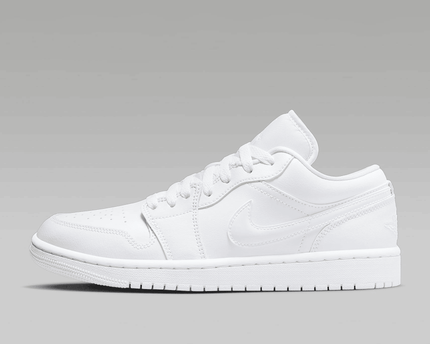 Men's Air Jordan 1 Low White Shoes