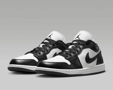 Men's Air Jordan 1 Low White Black Shoes