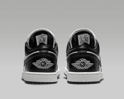 Men's Air Jordan 1 Low White Black Shoes