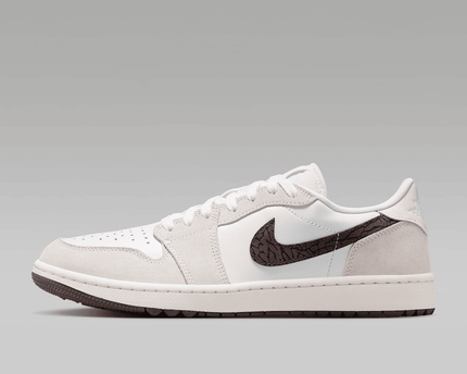 Men's Air Jordan 1 Low G Baroque Brown Shoes