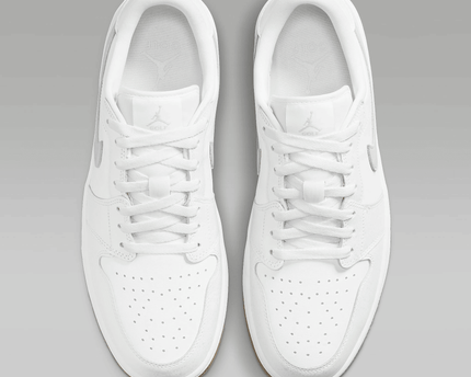 Men's Air Jordan 1 Low G White Shoes