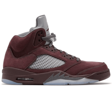 Men's Jordan 5 Retro Low Burgundy Shoes
