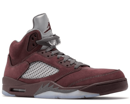 Men's Jordan 5 Retro Low Burgundy Shoes
