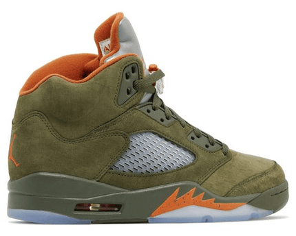Men's Air Jordan 5 Retro Olive Shoes