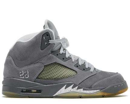 Men's Air Jordan 5 Retro Wolf Grey Shoes