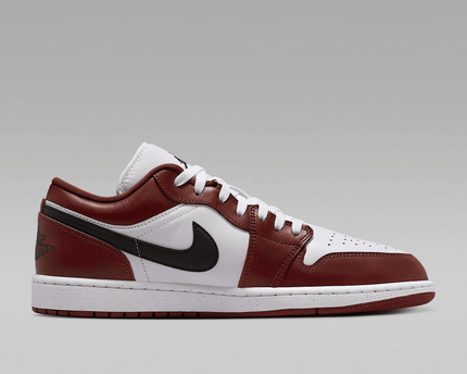 Men's Air Jordan 1 Low SE White Dark Pony Shoes
