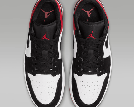 Men's Air Jordan 1 Low SE White Varsity Red Shoes