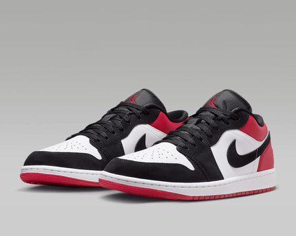 Men's Air Jordan 1 Low SE White Varsity Red Shoes