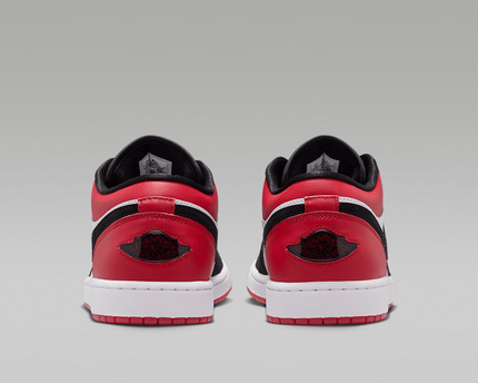 Men's Air Jordan 1 Low SE White Varsity Red Shoes