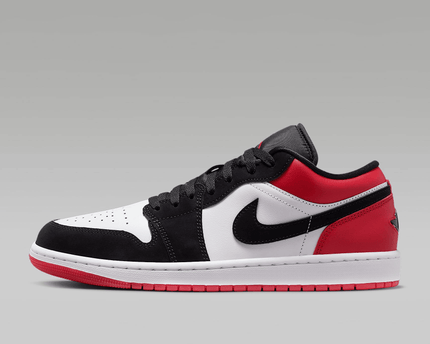 Men's Air Jordan 1 Low SE White Varsity Red Shoes
