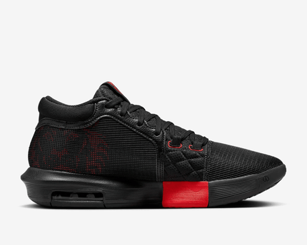 Men's Nike LeBron Witness 8 Black University Red Shoes