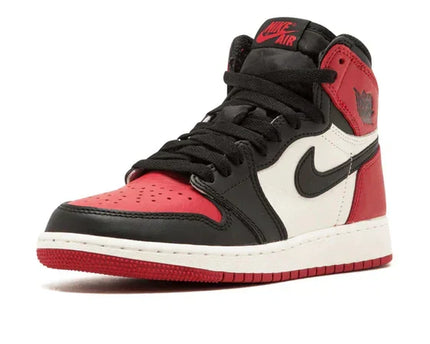 Men's Air Jordan 1 High Bred Toe Shoes