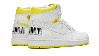 Men's Air Jordan 1 High First Class Flight White Shoes