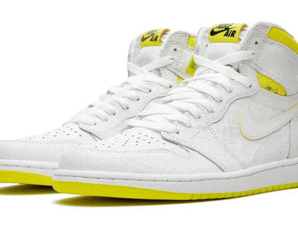 Men's Air Jordan 1 High First Class Flight White Shoes