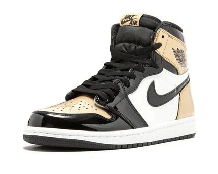Men's Air Jordan 1 High Gold Toe Shoes